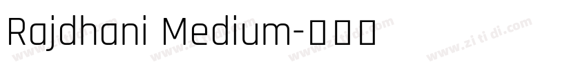 Rajdhani Medium字体转换